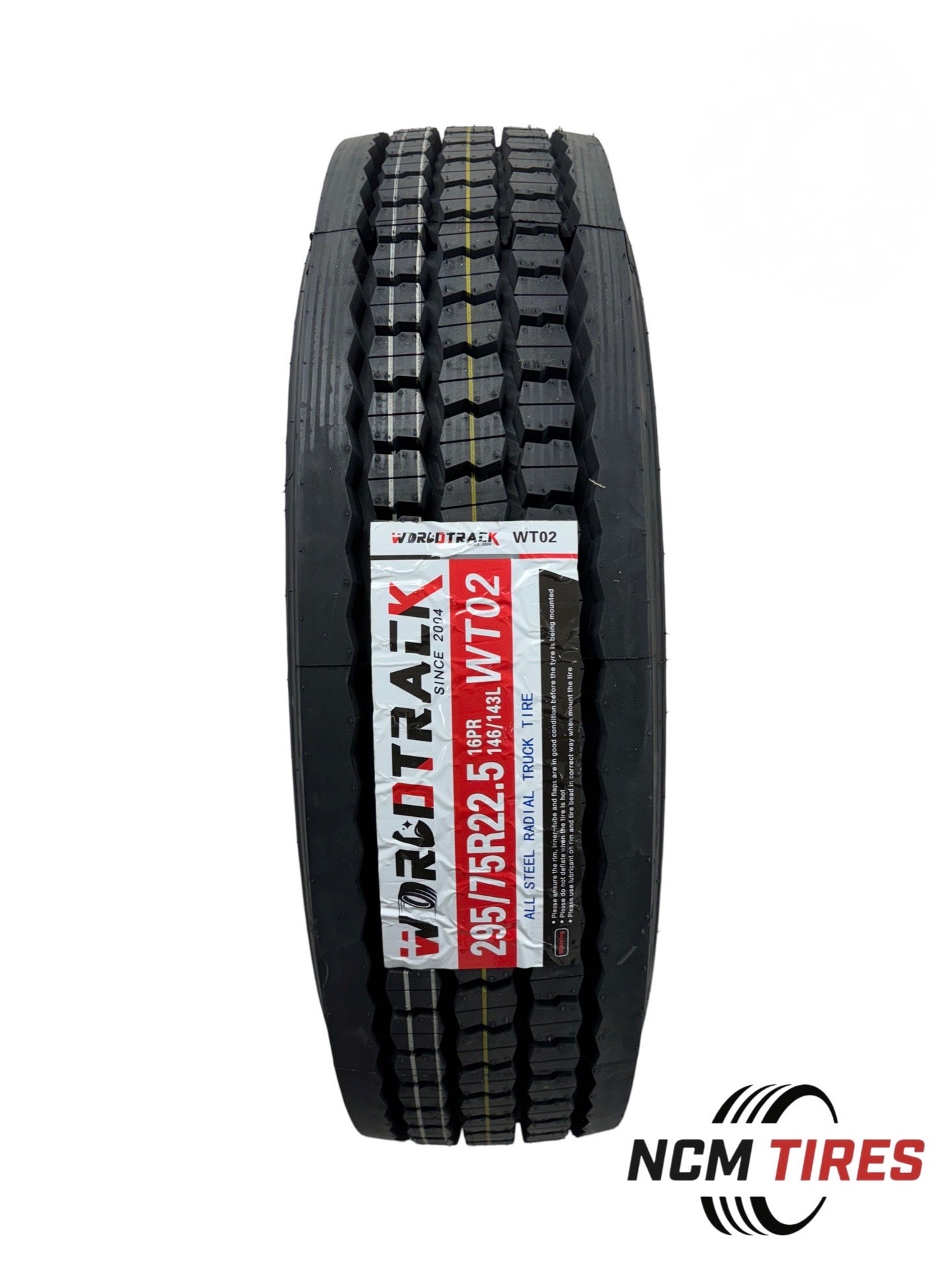 295/75R22.5 WORLDTRACK WT02 DRIVE TIRES 16 PLY