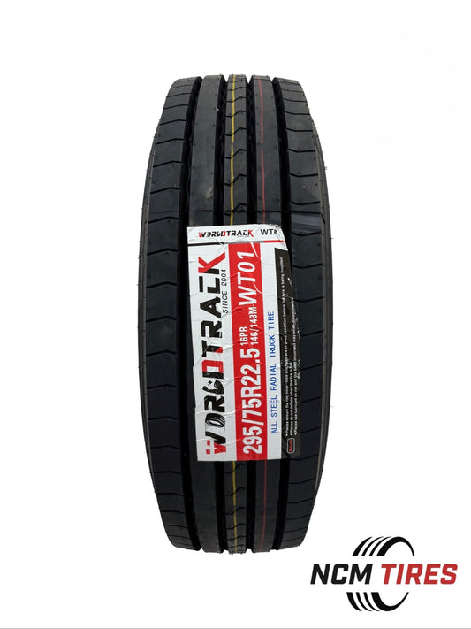 295/75R22.5 WORLDTRACK WT01 AP TIRES 16 PLY