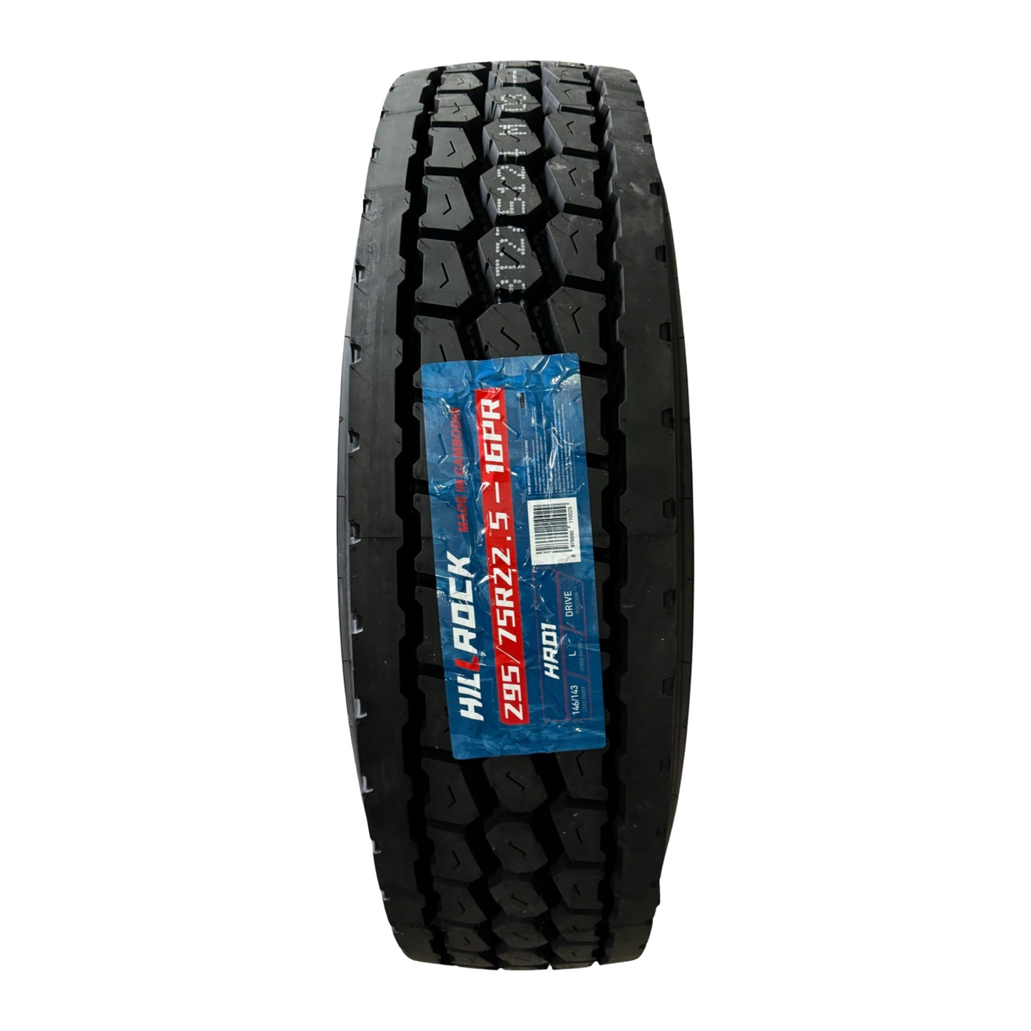 295/75R22.5 HILLROCK - HRD1 - DRIVE CLOSED SHOULDER - 16 PLY